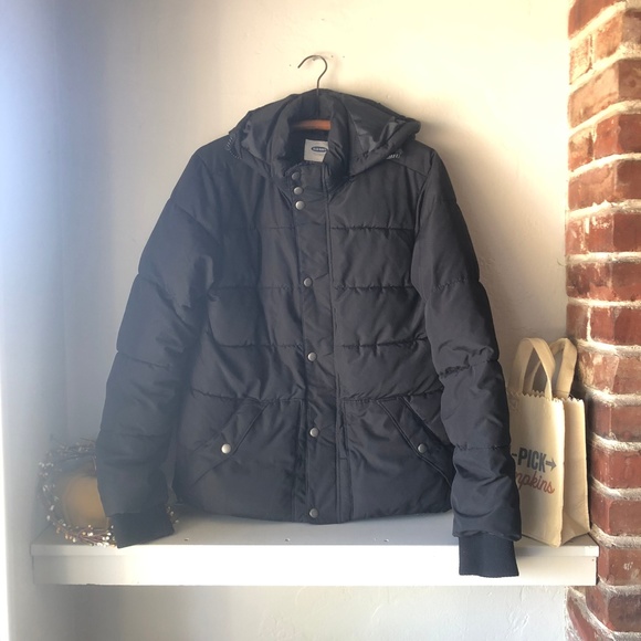 Old Navy Jackets & Blazers - Old Navy Black Puffer Coat
